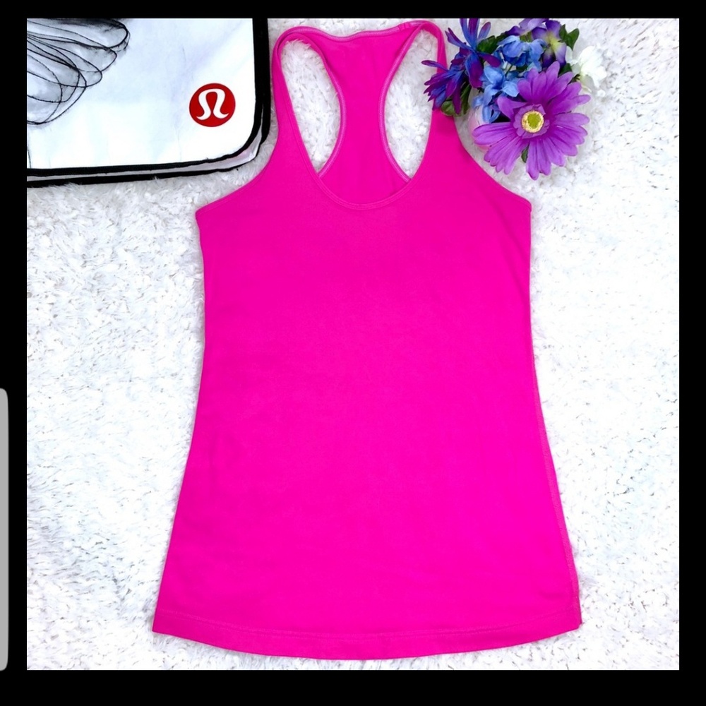 Lululemon Athletica Hot Pink Razorback Tank Top